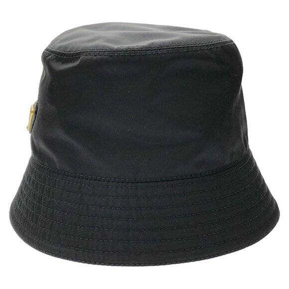 PRADA hat 1HC1372DMIF0632S Nylon Black NEW Women - Picture 3 of 8